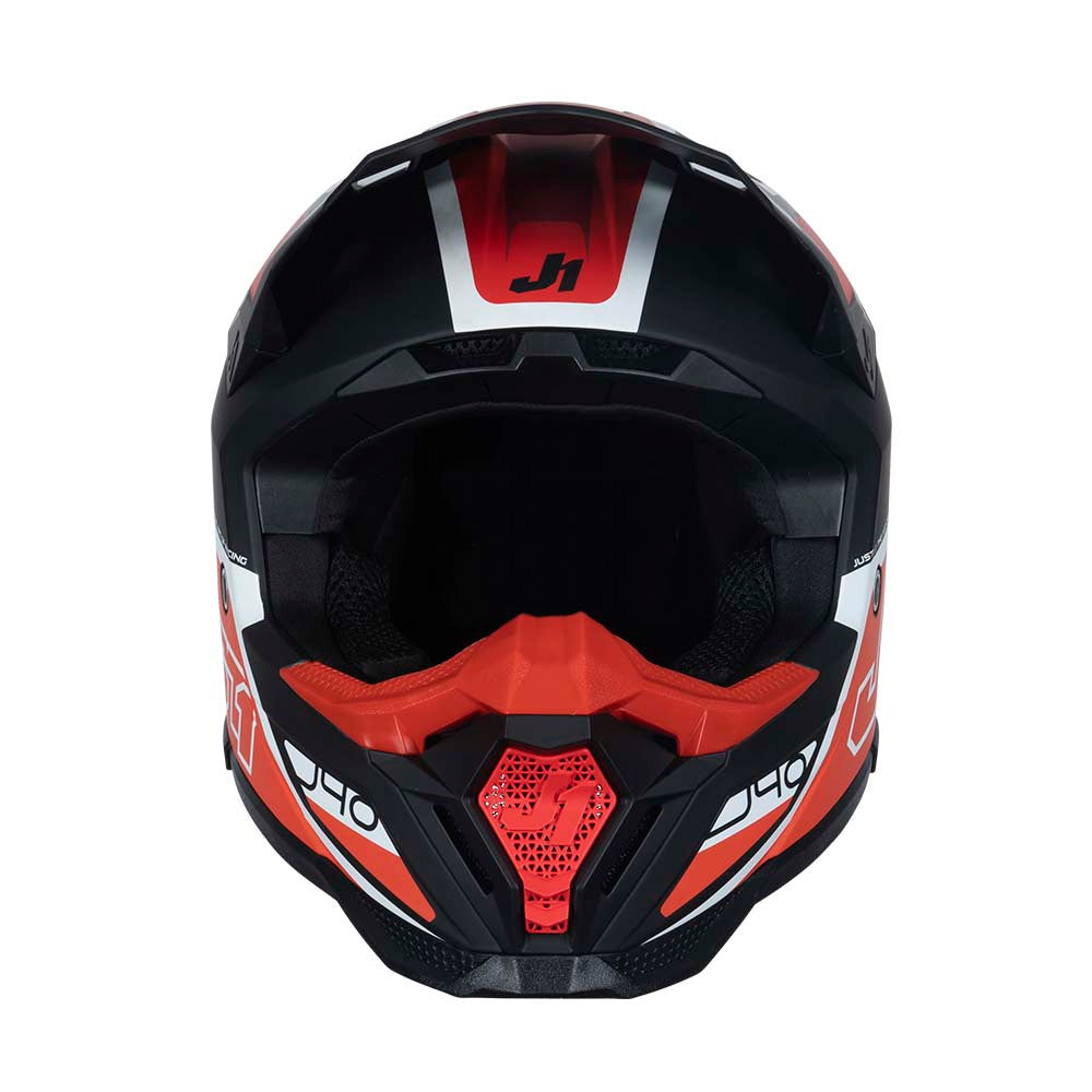 JUST1 J40 Flash Offroad Helmet Red/White/Black