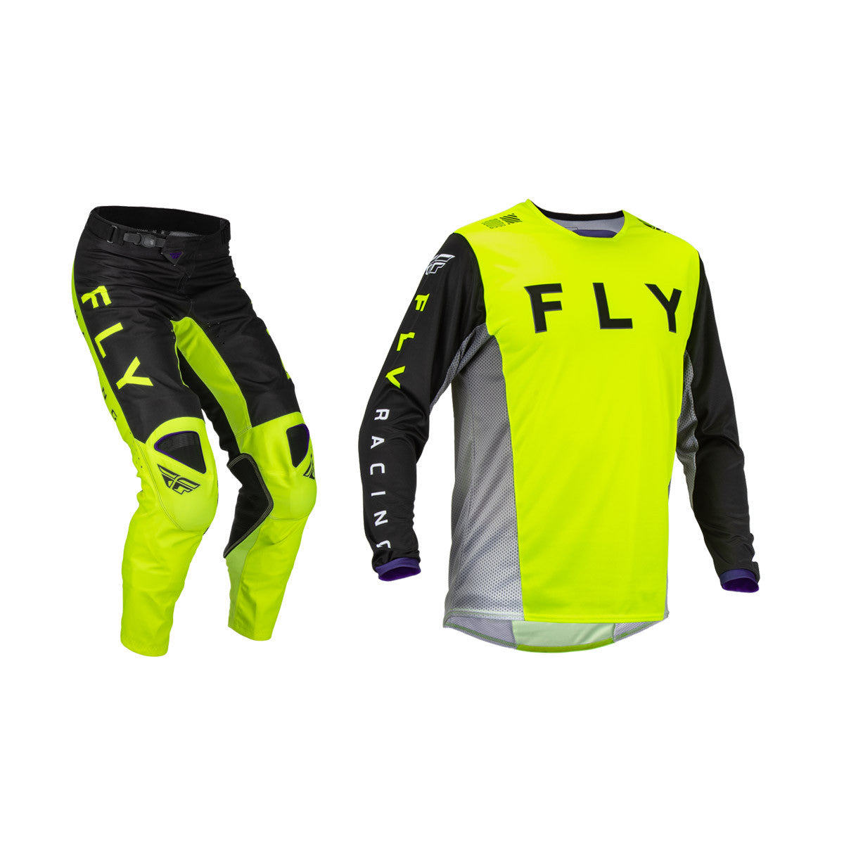 FLY Racing 2023 Kinetic Kore Jersey Pant Combo Hi-Vis/Black