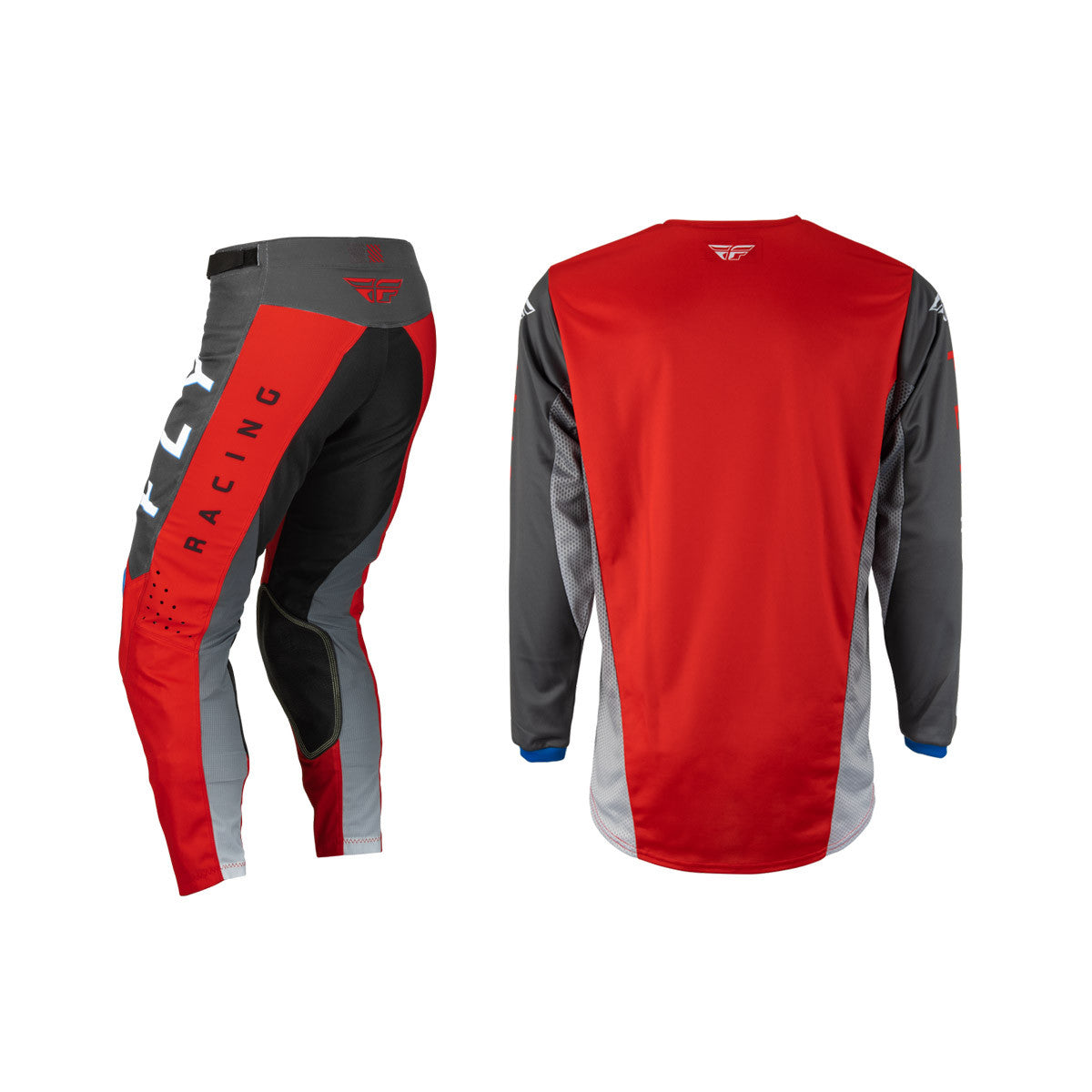 FLY Racing 2023 Kinetic Kore Jersey Pant Combo Red/Grey