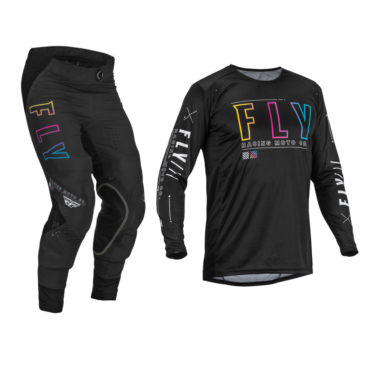 FLY Racing 2023 Lite S.E. Avenge Jersey Pant Combo Black/Sunset