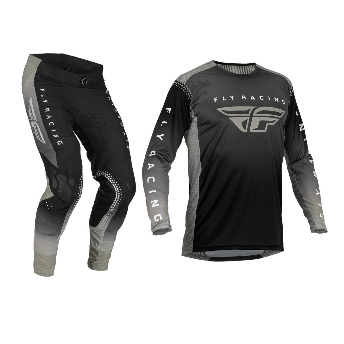 FLY Racing 2023 Lite Jersey Pant Combo Black/Grey