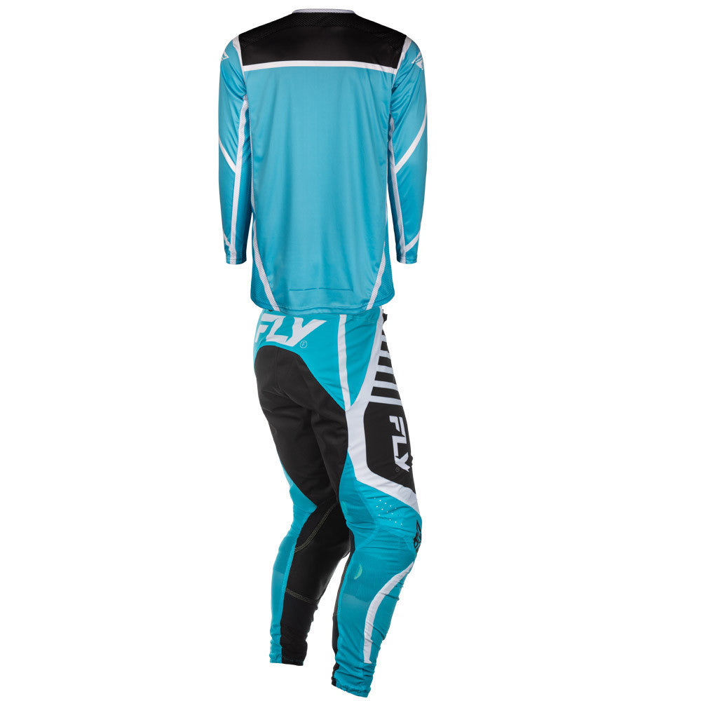 FLY Racing 2025 Youth Lite Jersey Pant Combo Blue/White/Black
