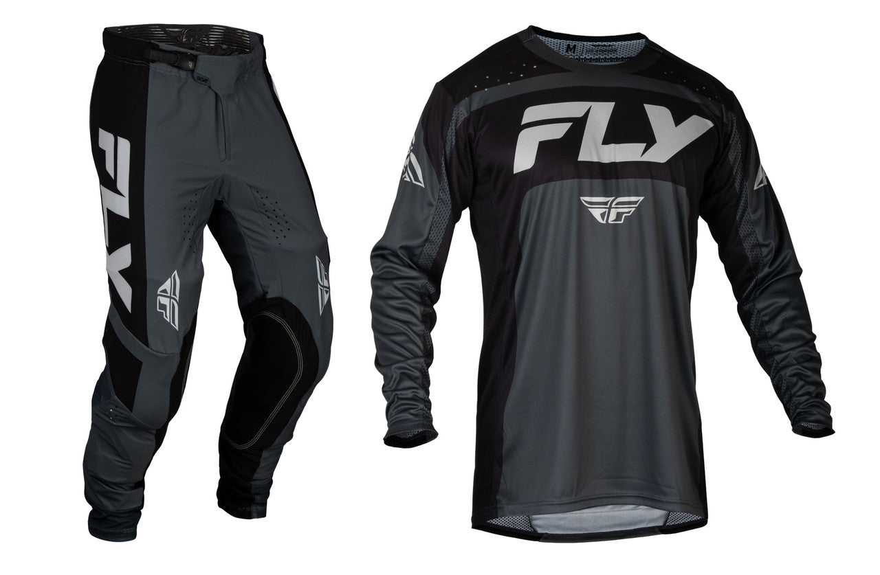 FLY Racing 2024 Lite Jersey Pant Combo Charcoal/Black