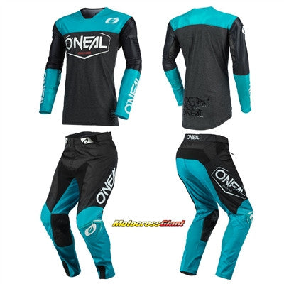 O'NEAL 2022 Mayhem-Lite Hexx Jersey Pant Combo Black/Teal