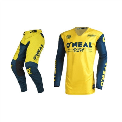 O'NEAL 2022 Mayhem Bullet Yellow/Blue Jersey Pant Combo