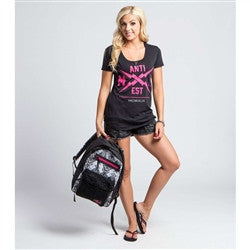 Metal Mulisha Womens Anti Est Scoop Tee - Black