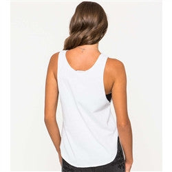 Metal Mulisha Womens Hell Flag Tank - White