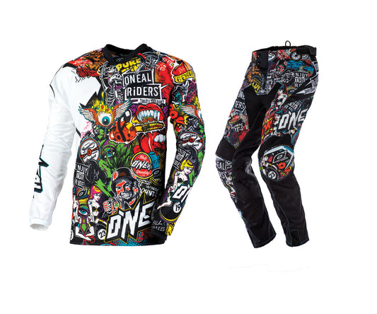 O'NEAL 2025 Mayhem-Lite Crank Jersey Pant Combo Multi