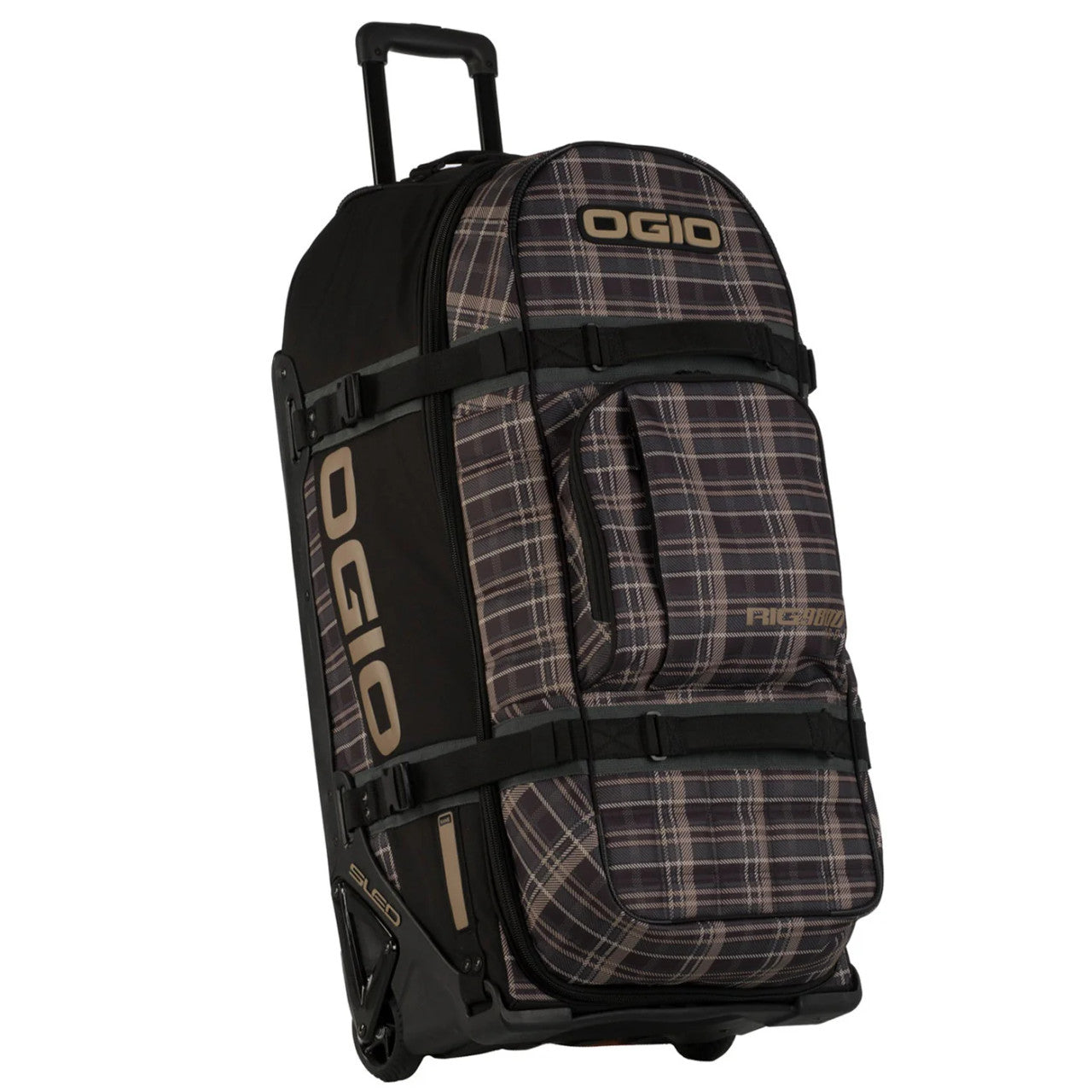 OGIO Rig 9800 Wheeled Bag Plaidley Tan/Black