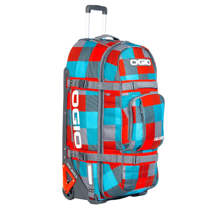 OGIO RIG 9800 PRO Blockade Red Wheeled Gearbag with Boot Bag