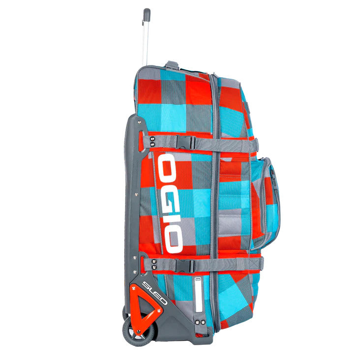 OGIO RIG 9800 PRO Blockade Red Wheeled Gearbag with Boot Bag