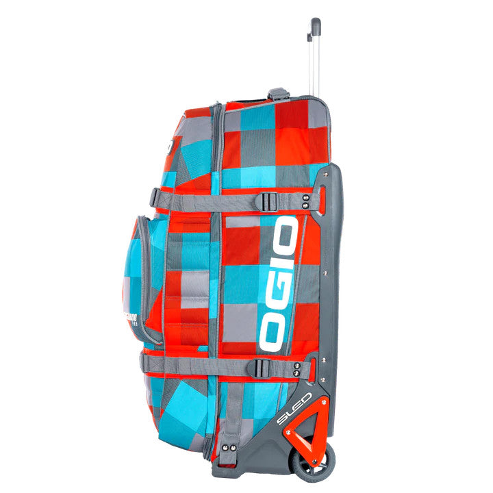 OGIO RIG 9800 PRO Blockade Red Wheeled Gearbag with Boot Bag