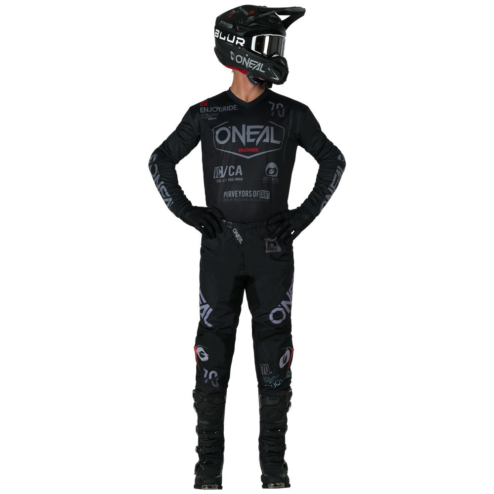 O'Neal 2026 Element Brand Black/Gray Jersey Pant Combo