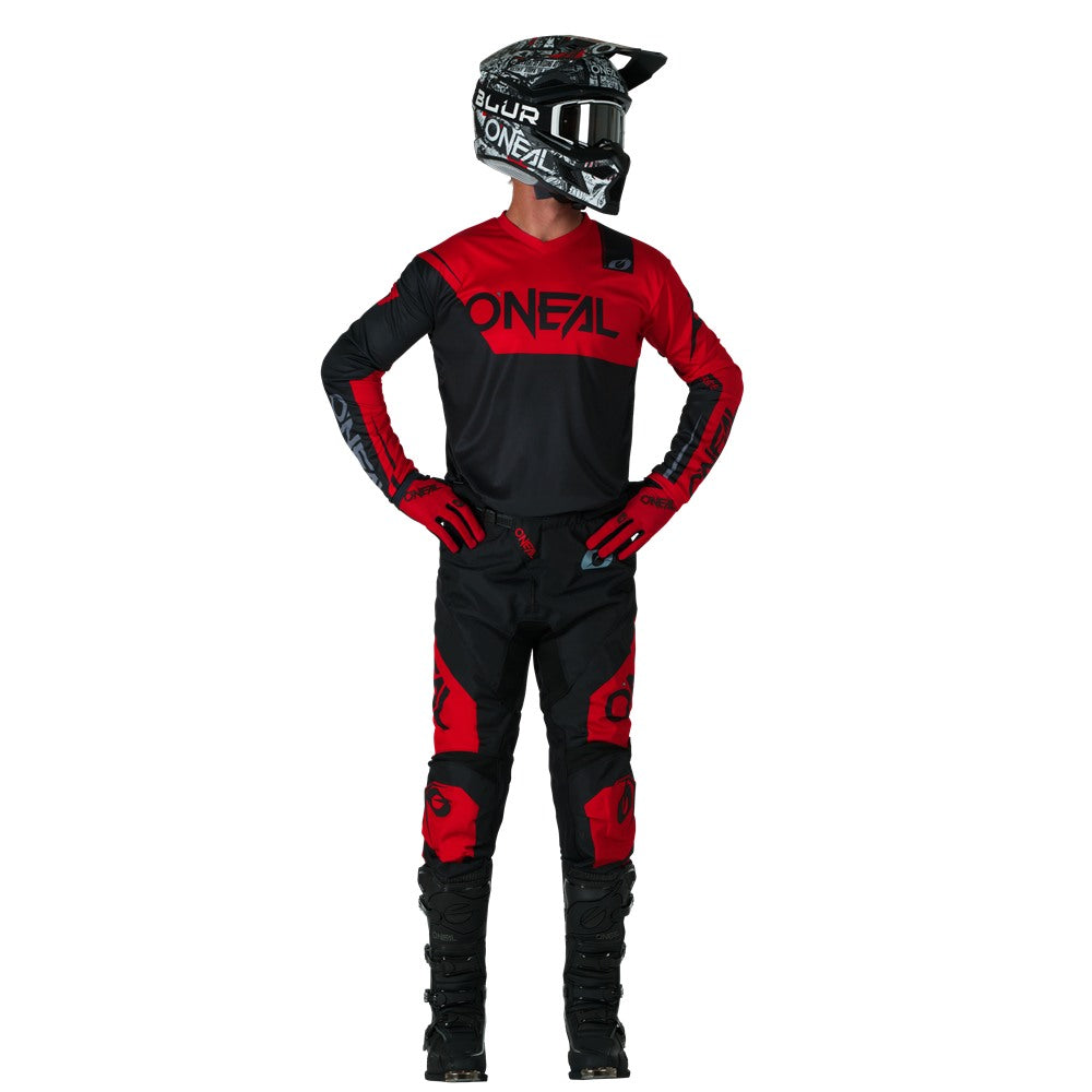 O'Neal 2026 Element Racewear Black/Red Jersey Pant Combo