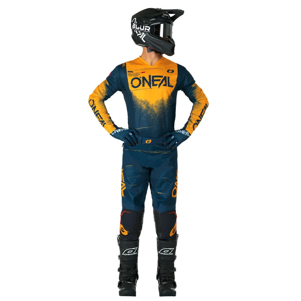 O'Neal 2026 Hardwear Swipe Blue/Orange Jersey Pant Combo