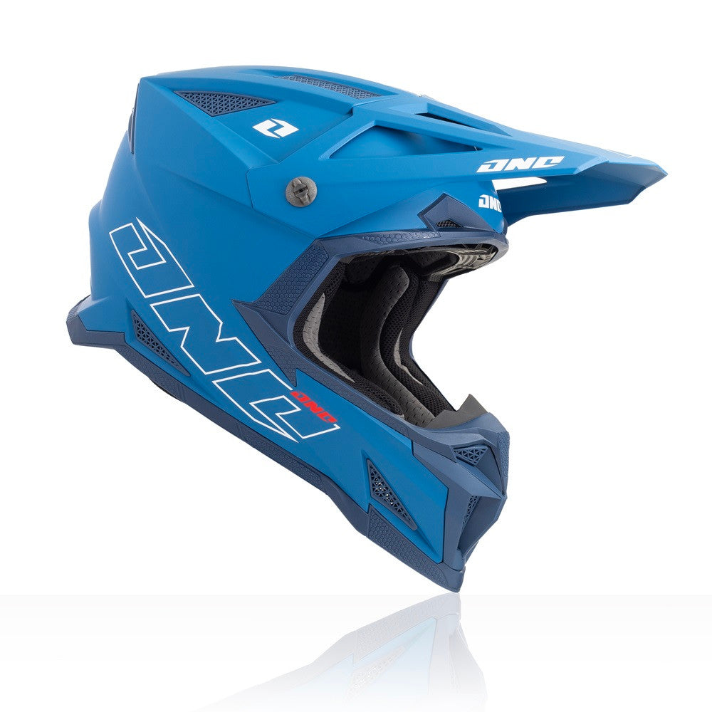 bike helmets blue white ONE Industries X-297 MIPS Helmet Horizon Cobalt Blue – Motocrossgiant