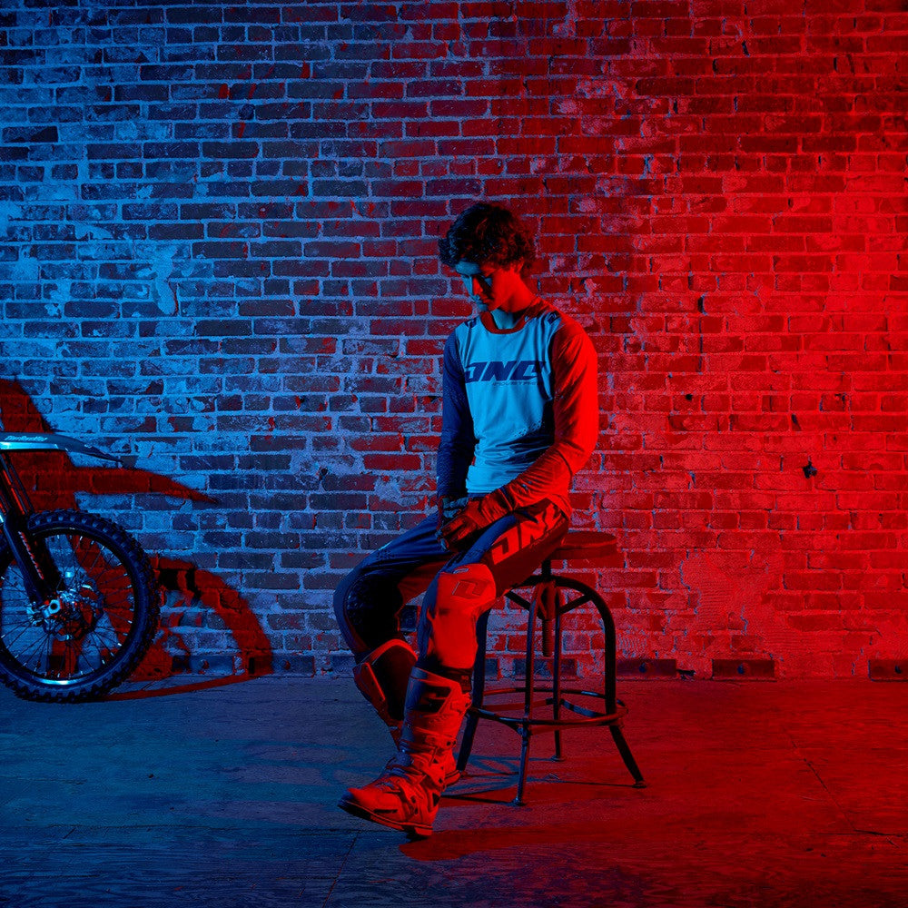 ONE Industries X-197 Jersey Pant Combo Charged Red/Blue