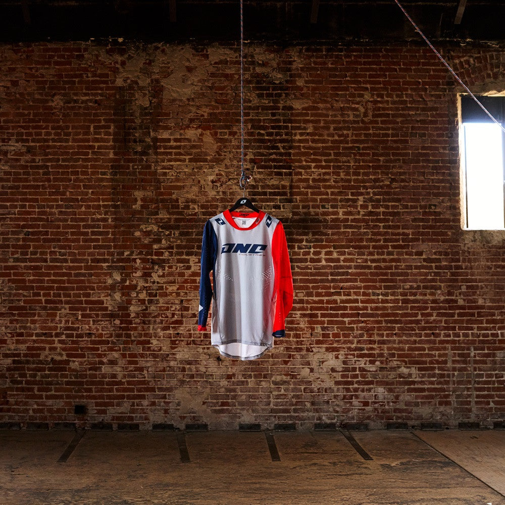 ONE Industries X-197 Jersey Pant Combo Charged Red/Blue