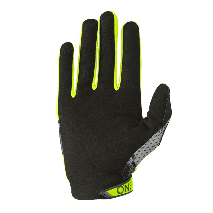 Oneal 2024 Matrix Camo Gloves - Grey/Yellow