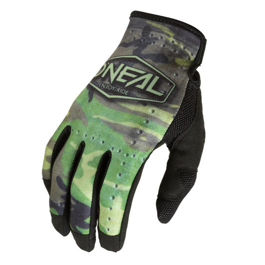Oneal 2024 Mayhem Camo Gloves - Black/Green