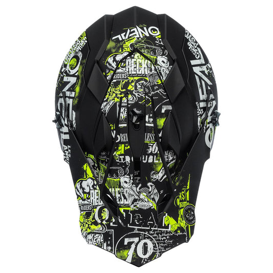 Oneal Youth Spare Visor 2 Series Helmet - Attack Black/Neon Yellow