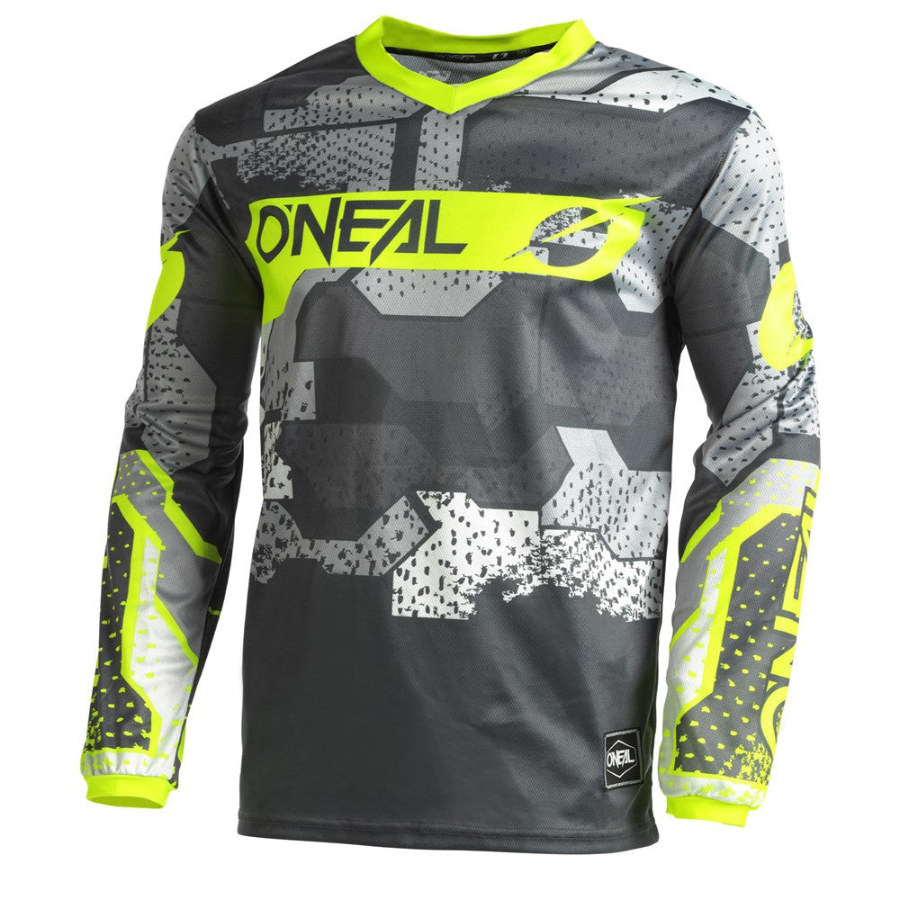 O'NEAL 2024 Element Camo Jersey Pant Combo Grey/Yellow