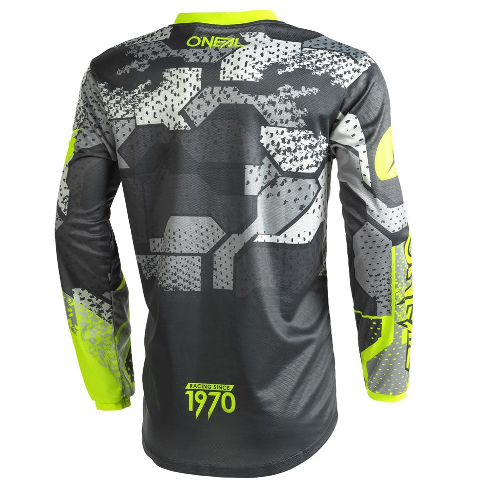 O'NEAL 2024 Element Camo Jersey Pant Combo Grey/Yellow