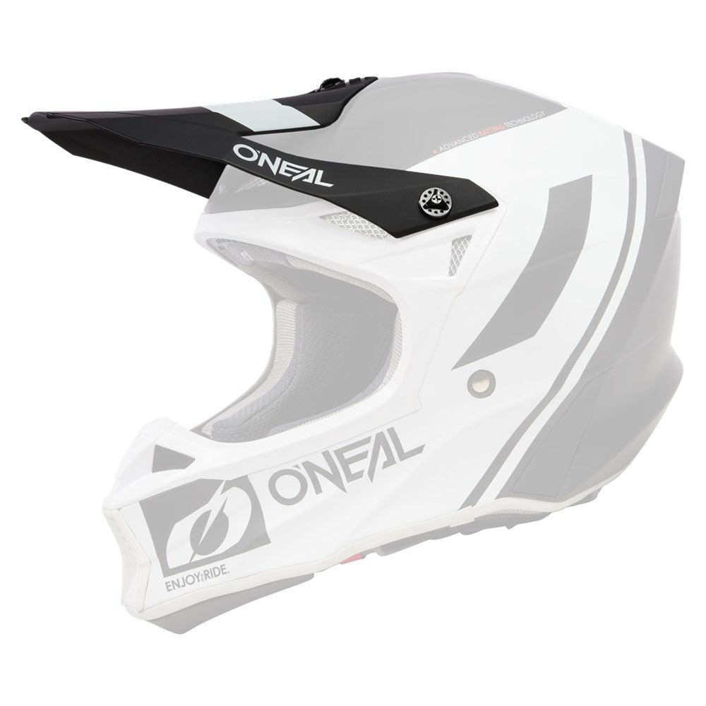 Oneal 10 Series Hyperlite Flow V.23 Replacement Helmet Visor Black/White