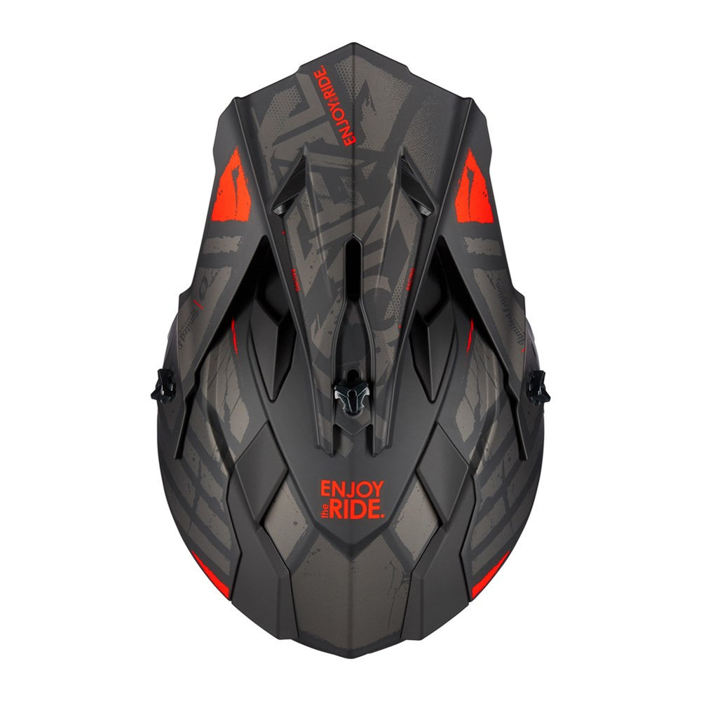 Oneal 2 Series Glitch V.23 Replacement Helmet Visor Black/Gray