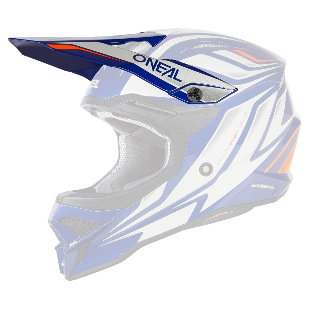 Oneal 3 Series Vertical V.23 Replacement Helmet Visor Blue/White