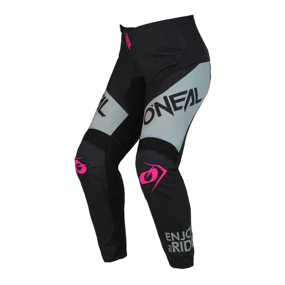 Oneal 2023 Womens Element Racewear Jersey Pant Combo Black/Pink