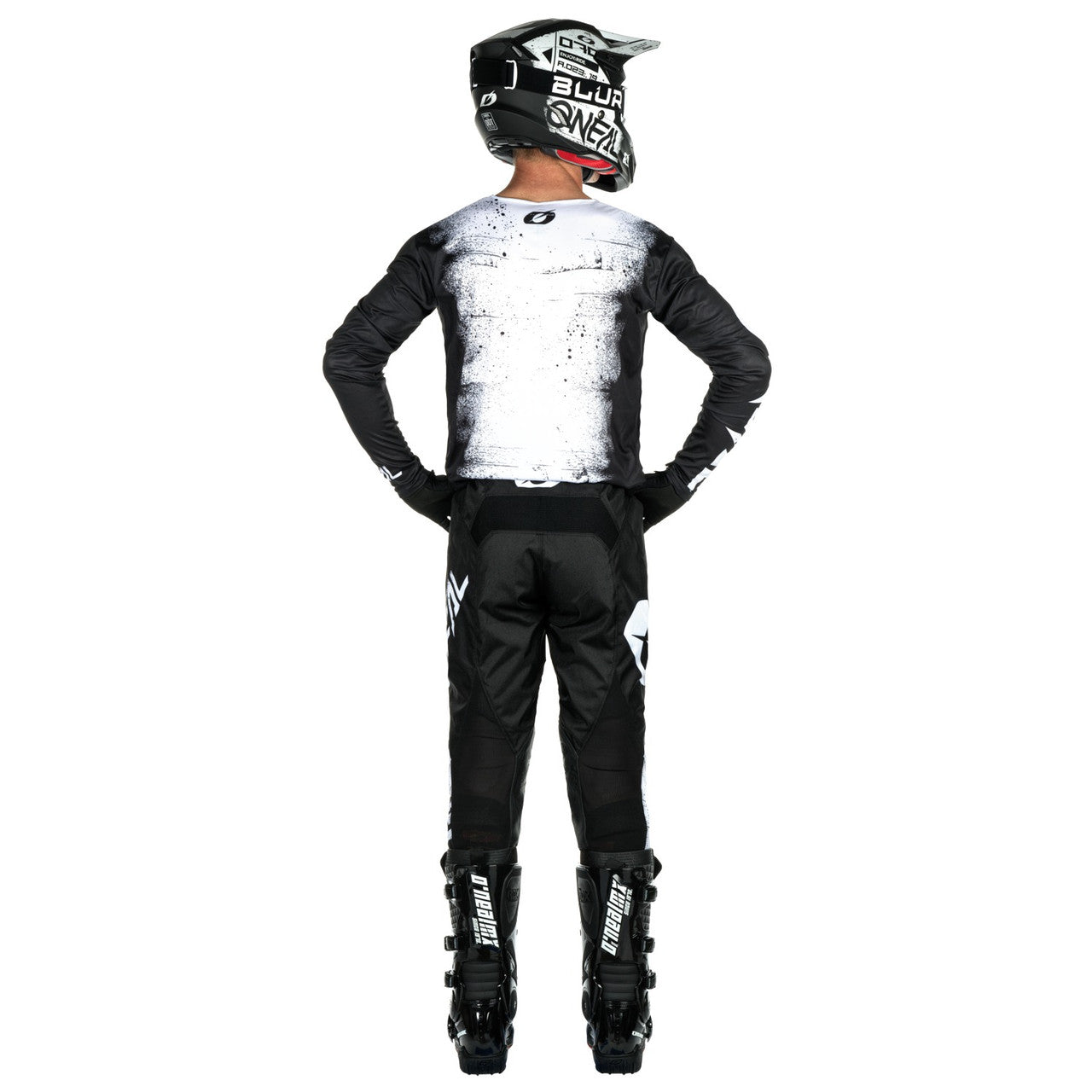 O'Neal 2025 Youth Mayhem Scarz Jersey Pant Combo Black/White