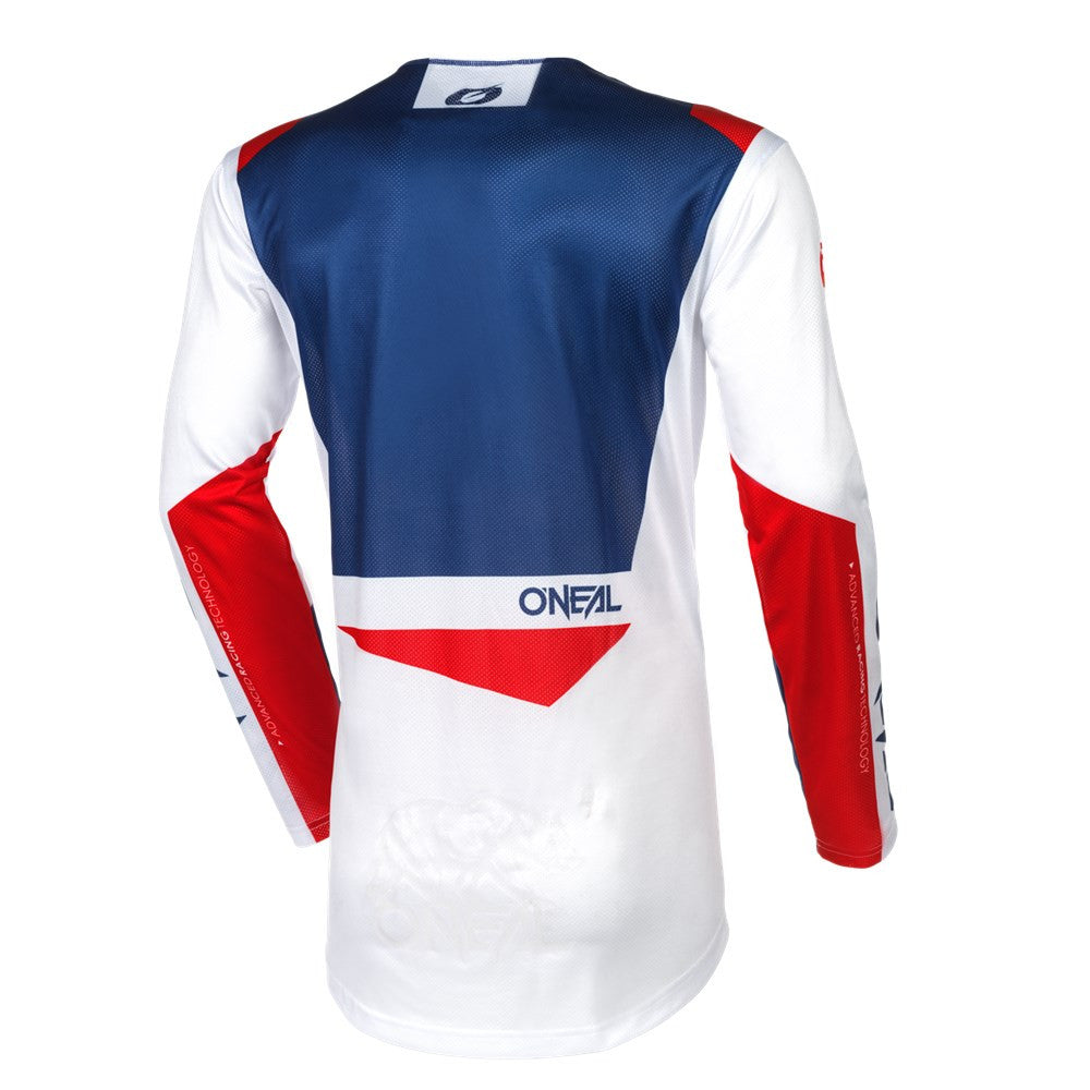 O'Neal 2024 Hardwear Air Slam Jersey Pant Combo - White/Blue/Red