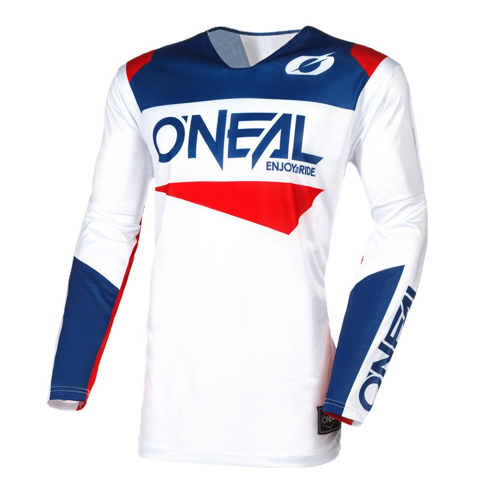 O'Neal 2024 Hardwear Air Slam Jersey Pant Combo - White/Blue/Red