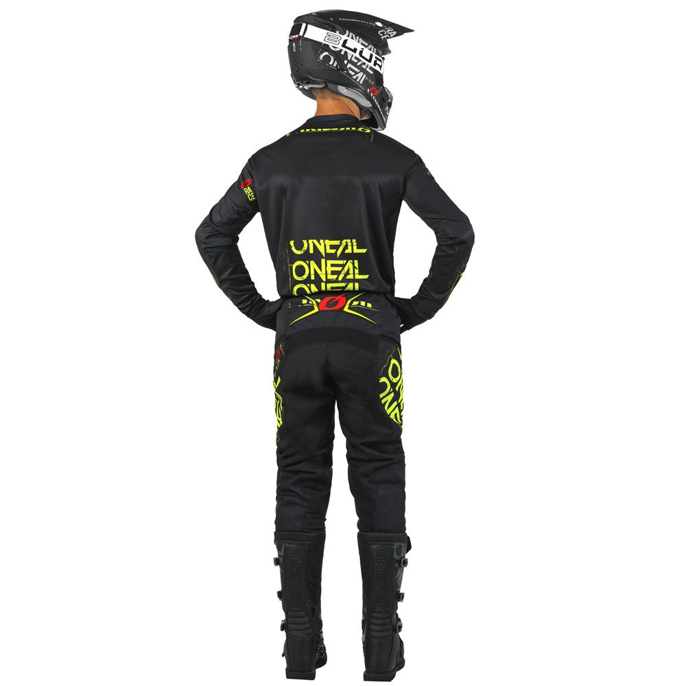 O'Neal 2025 Element Static Jersey Pant Combo Black/Neon