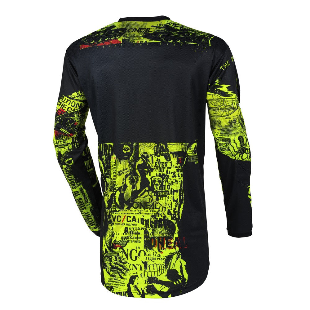 O'Neal 2025 Element Attack Jersey Black/Neon