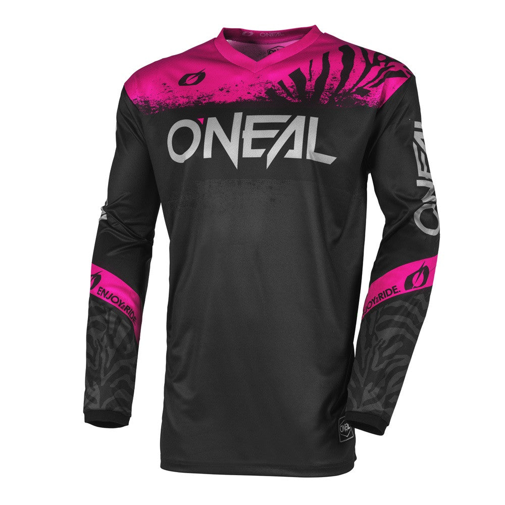 O'Neal 2025 Youth Element Shocker Jersey Black/Pink