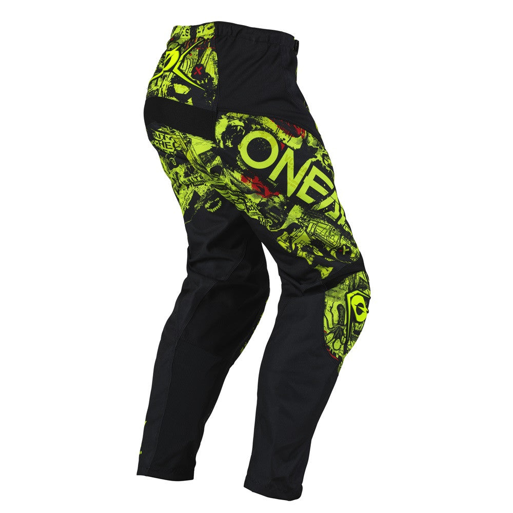 O'Neal 2025 Youth Element Attack Pant Black/Neon