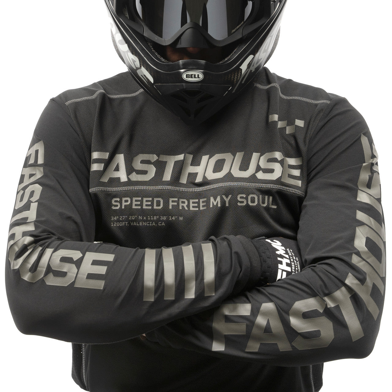 Fasthouse Off-Road Sand Cat Jersey - Black
