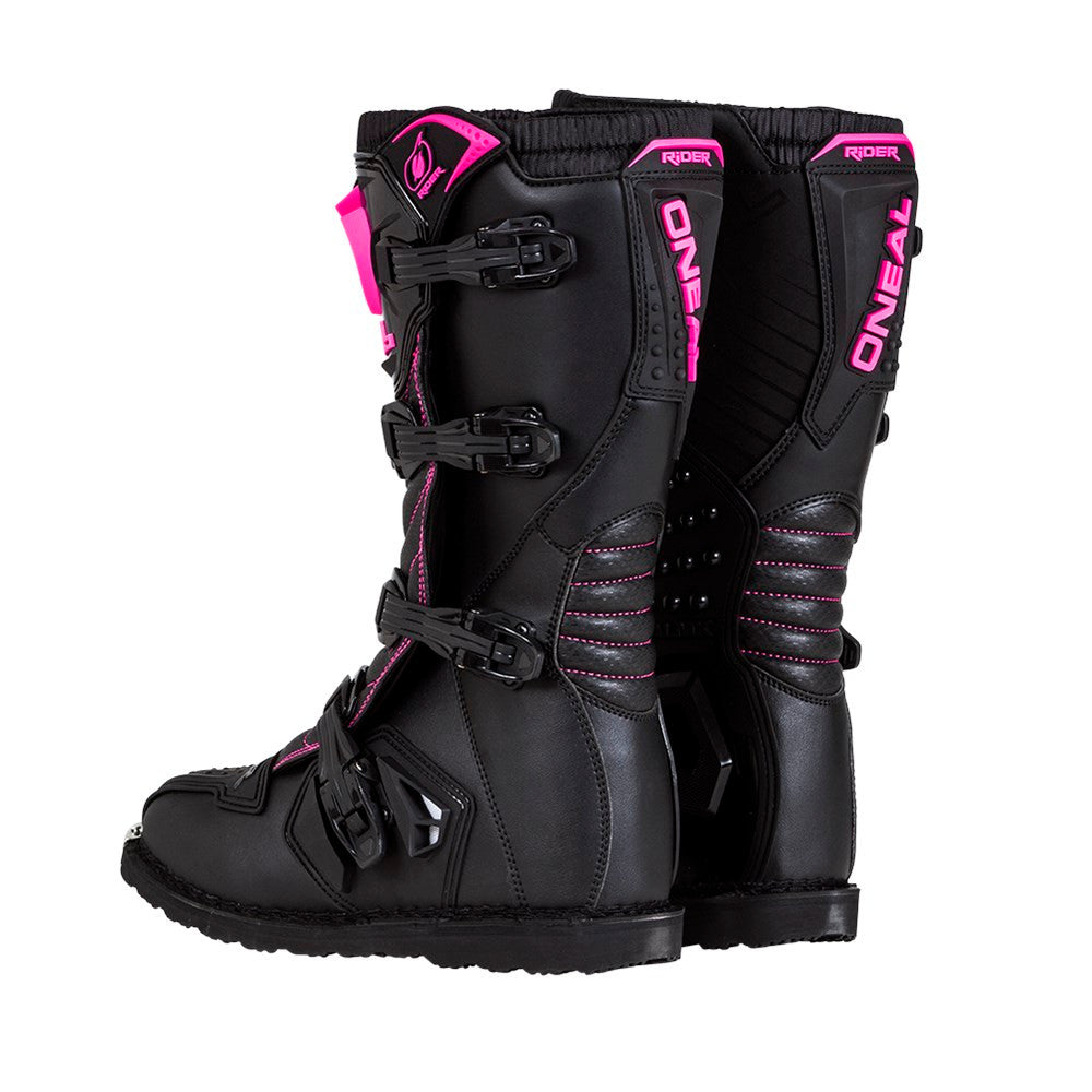 Oneal 2025 Womens Rider Boots - Black/Pink