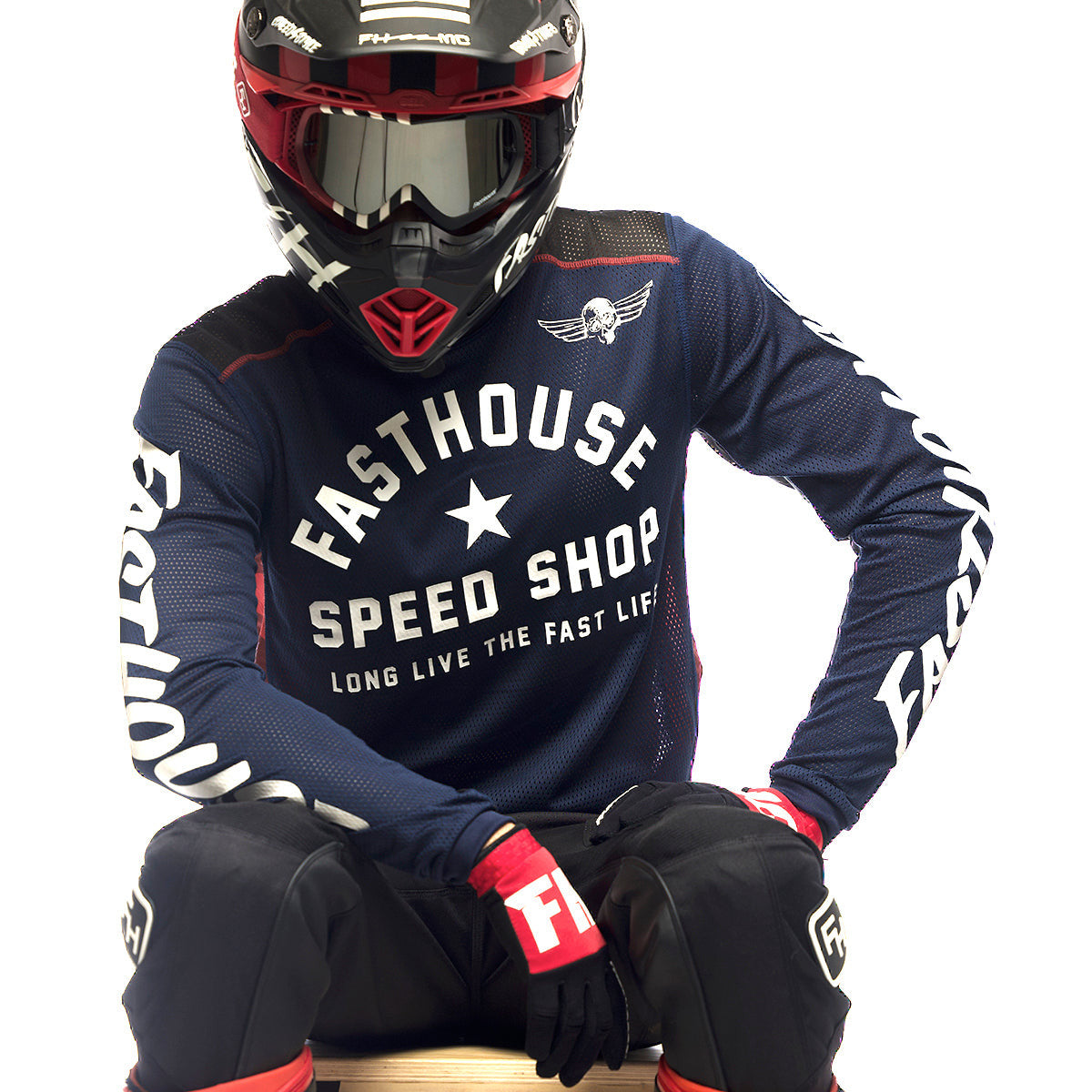 Fasthouse Original Air Cooled Jersey - Navy/Black