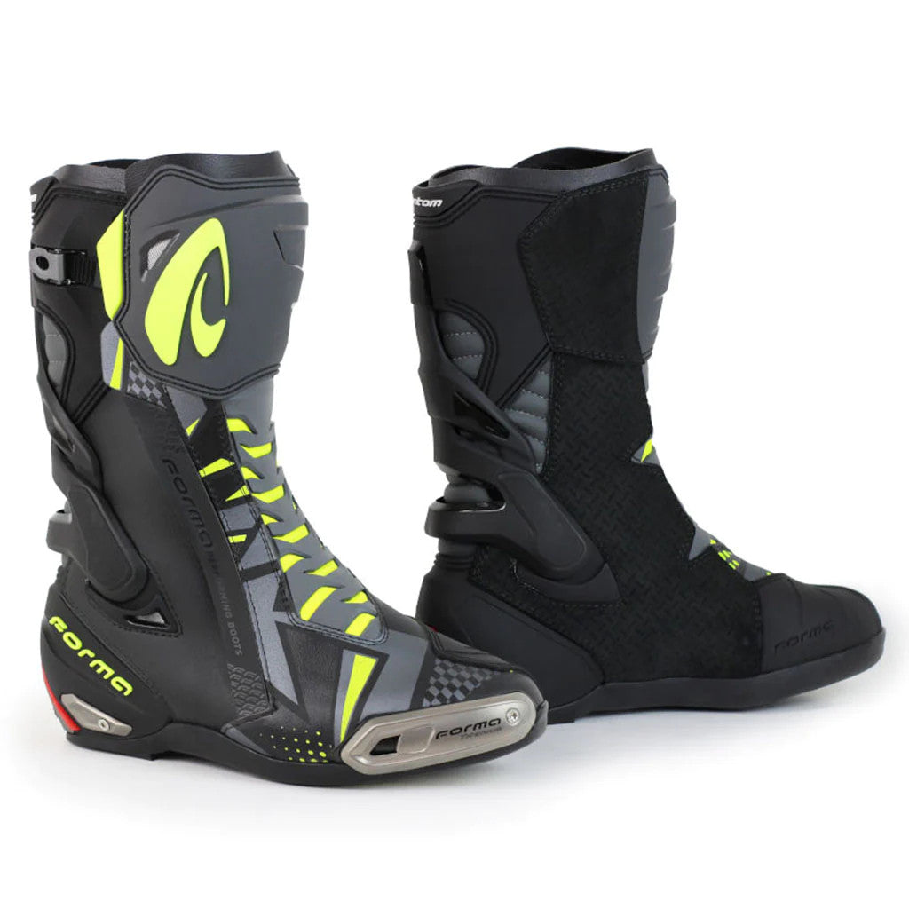 Forma Phantom Racing Sport Boots Black/Gray/Yellow Fluo