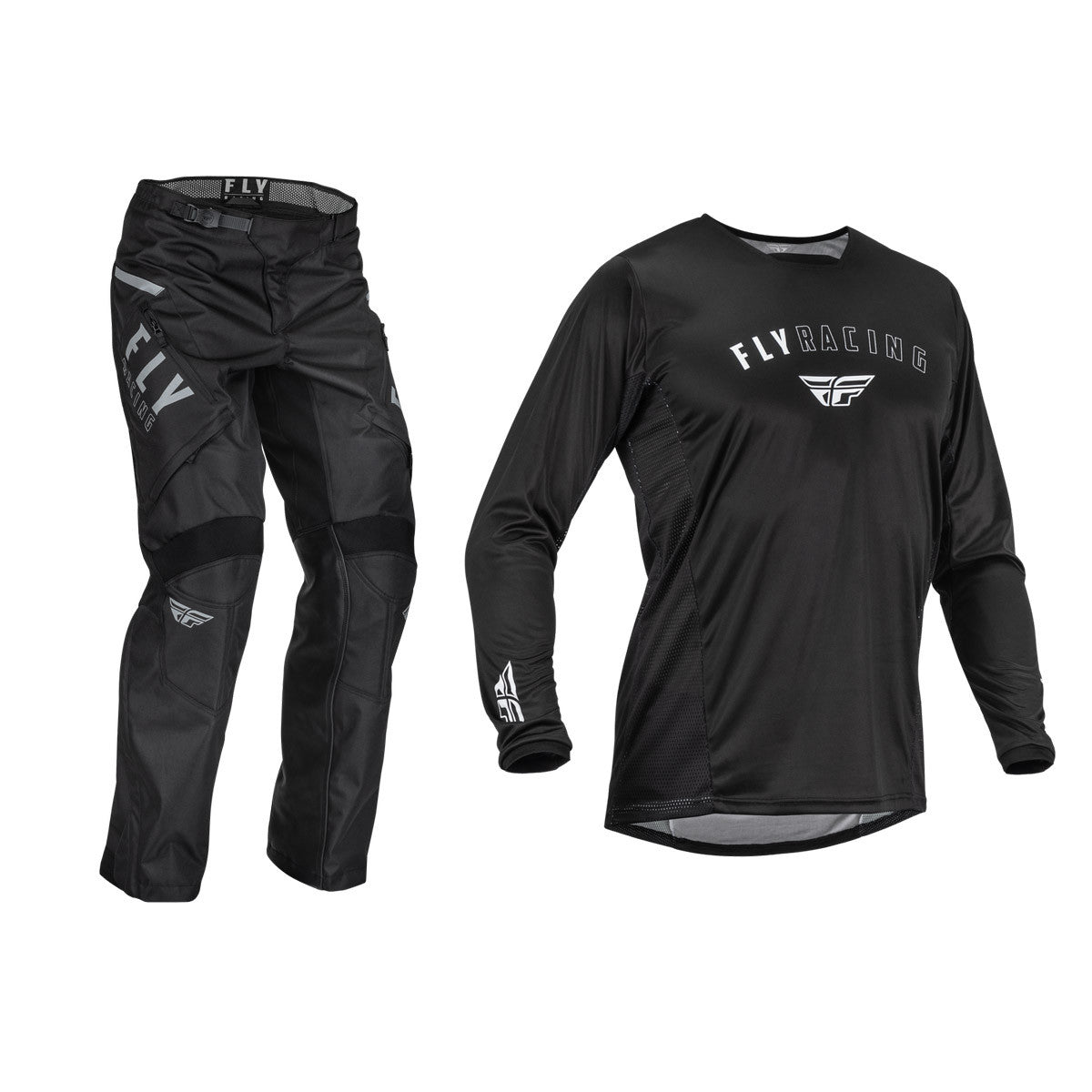 FLY Racing 2025 Patrol Racewear Jersey Pant Combo Black/White