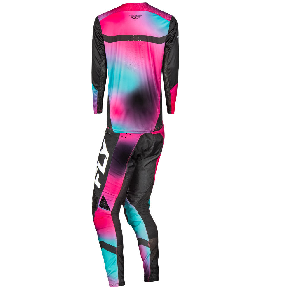 FLY Racing 2025 Rayce Bicycle Jersey Pant Combo Fuschia/Black/Teal