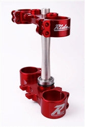 Ride Engineering RMZ450 Triple Clamp Set 20mm Offset - Red