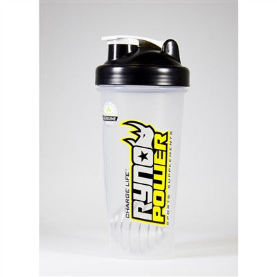 Ryno Power 28oz Clear Blender Bottle