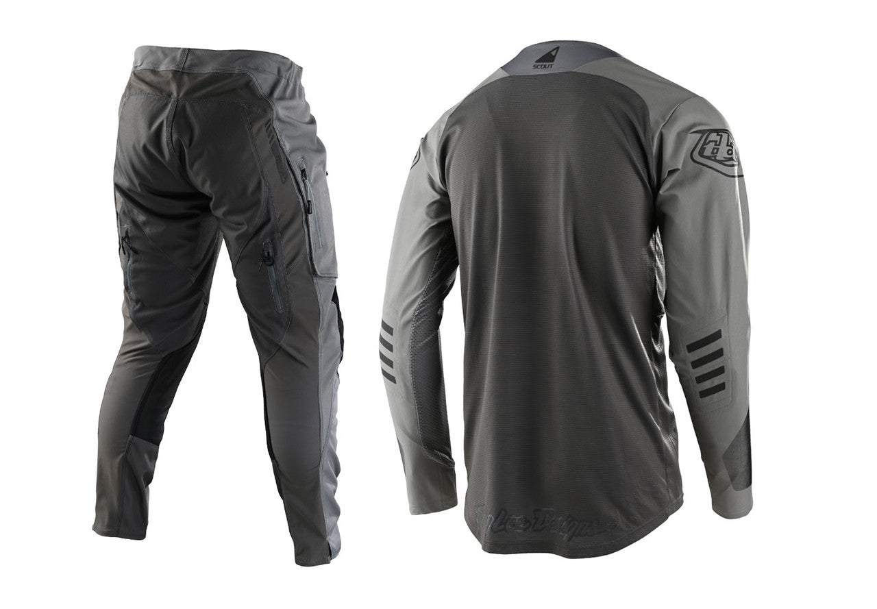 Troy Lee Designs Scout SE Jersey Pant Combo Systems Grey