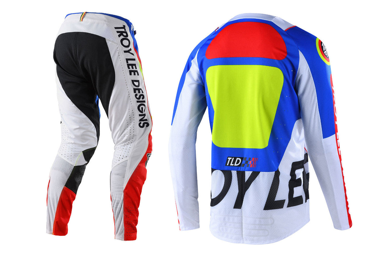 Troy Lee Designs 2022 SE Pro Jersey and Pant Combo Drop In White