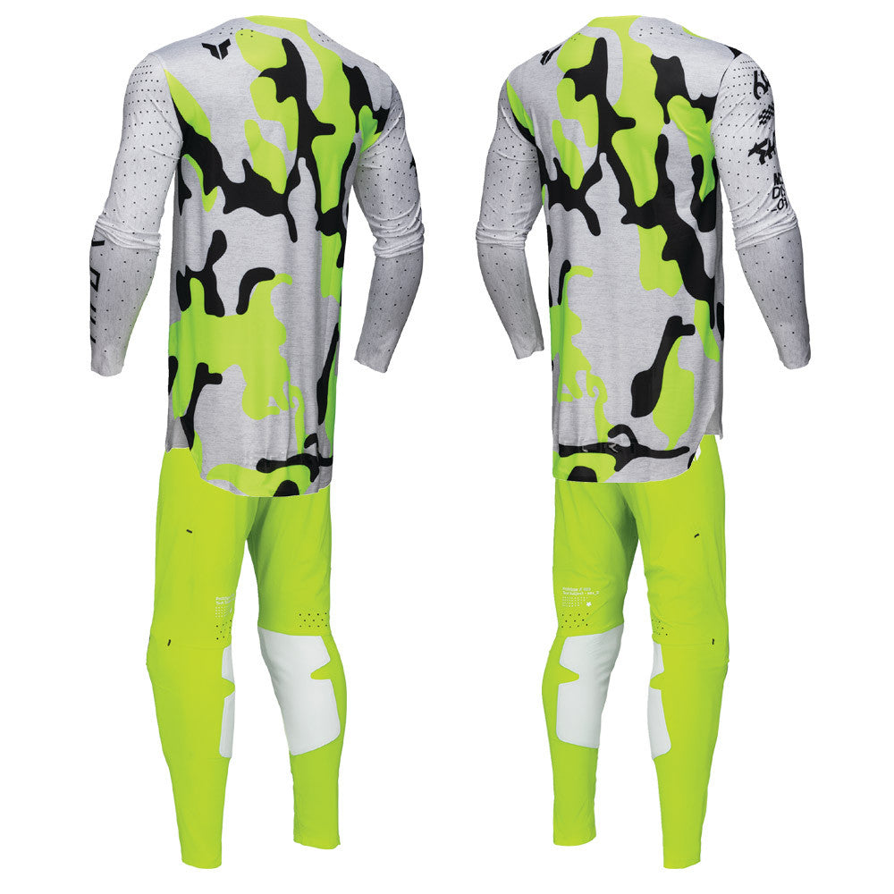 Thor 2025 SPORTMODE Riot Jersey Pant Combo White/Acid