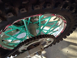 Spoke Skins Mini Moto Covers Wrap Set - Fits 14", 16", 17" Rims